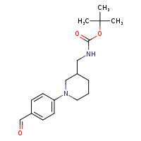 tert-butyl N-{[1-(4-formylphenyl)piperidin-3-yl]methyl}carbamate