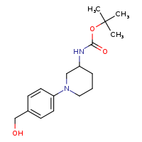 tert-butyl N-{1-[4-(hydroxymethyl)phenyl]piperidin-3-yl}carbamate