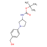 tert-butyl N-{1-[4-(hydroxymethyl)phenyl]pyrrolidin-3-yl}carbamate