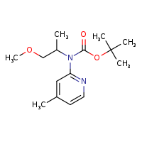 tert-butyl N-(1-methoxypropan-2-yl)-N-(4-methylpyridin-2-yl)carbamate