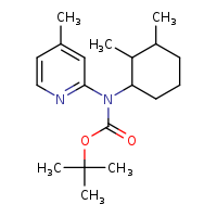 tert-butyl N-(2,3-dimethylcyclohexyl)-N-(4-methylpyridin-2-yl)carbamate