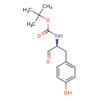 tert-butyl N-[(2S)-1-(4-hydroxyphenyl)-3-oxopropan-2-yl]carbamate