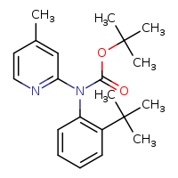 tert-butyl N-(2-tert-butylphenyl)-N-(4-methylpyridin-2-yl)carbamate