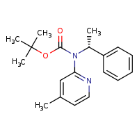tert-butyl N-(4-methylpyridin-2-yl)-N-[(1R)-1-phenylethyl]carbamate