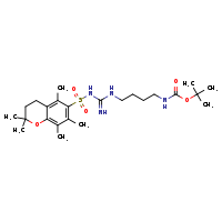 tert-butyl N-{4-[N'-(2,2,5,7,8-pentamethyl-3,4-dihydro-1-benzopyran-6-ylsulfonyl)carbamimidamido]butyl}carbamate