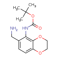 tert-butyl N-[6-(aminomethyl)-2,3-dihydro-1,4-benzodioxin-5-yl]carbamate