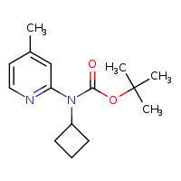 tert-butyl N-cyclobutyl-N-(4-methylpyridin-2-yl)carbamate