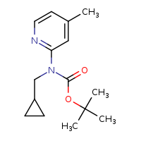 tert-butyl N-(cyclopropylmethyl)-N-(4-methylpyridin-2-yl)carbamate