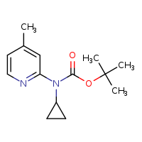 tert-butyl N-cyclopropyl-N-(4-methylpyridin-2-yl)carbamate