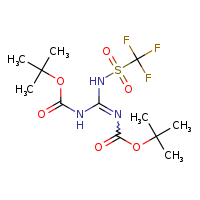 tert-butyl N-{[(tert-butoxycarbonyl)amino](trifluoromethanesulfonamido)methylidene}carbamate