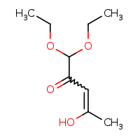 1,1-diethoxy-4-hydroxypent-3-en-2-one