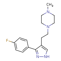 1-{2-[3-(4-fluorophenyl)-1H-pyrazol-4-yl]ethyl}-4-methylpiperazine