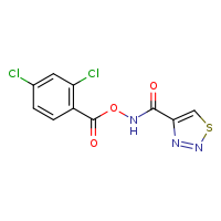 1,2,3-thiadiazol-4-ylformamido 2,4-dichlorobenzoate