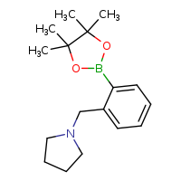 1-{[2-(4,4,5,5-tetramethyl-1,3,2-dioxaborolan-2-yl)phenyl]methyl}pyrrolidine