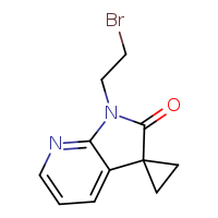 1'-(2-bromoethyl)spiro[cyclopropane-1,3'-pyrrolo[2,3-b]pyridin]-2'-one