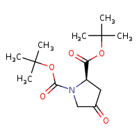 1,2-di-tert-butyl (2R)-4-oxopyrrolidine-1,2-dicarboxylate