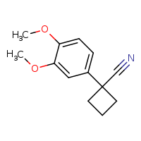 1-(3,4-dimethoxyphenyl)cyclobutane-1-carbonitrile