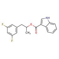 1-(3,5-difluorophenyl)propan-2-yl 1H-indole-3-carboxylate