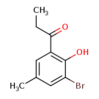 1-(3-bromo-2-hydroxy-5-methylphenyl)propan-1-one