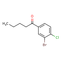 1-(3-bromo-4-chlorophenyl)pentan-1-one