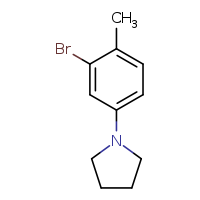 1-(3-bromo-4-methylphenyl)pyrrolidine