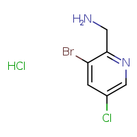 1-(3-bromo-5-chloropyridin-2-yl)methanamine hydrochloride