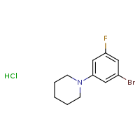 1-(3-bromo-5-fluorophenyl)piperidine hydrochloride