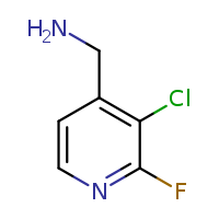 1-(3-chloro-2-fluoropyridin-4-yl)methanamine