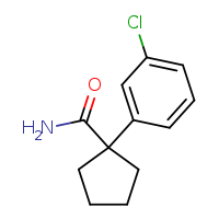 1-(3-chlorophenyl)cyclopentane-1-carboxamide