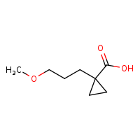 1-(3-methoxypropyl)cyclopropane-1-carboxylic acid