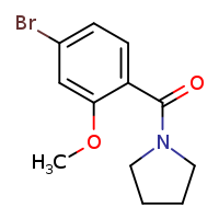 1-(4-bromo-2-methoxybenzoyl)pyrrolidine
