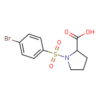 1-(4-bromobenzenesulfonyl)pyrrolidine-2-carboxylic acid