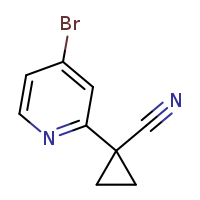 1-(4-bromopyridin-2-yl)cyclopropane-1-carbonitrile