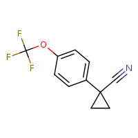 1-[4-(trifluoromethoxy)phenyl]cyclopropane-1-carbonitrile