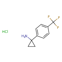 1-[4-(trifluoromethyl)phenyl]cyclopropan-1-amine hydrochloride