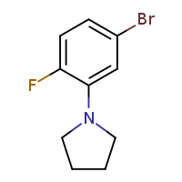 1-(5-bromo-2-fluorophenyl)pyrrolidine