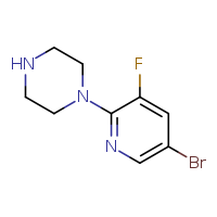1-(5-bromo-3-fluoropyridin-2-yl)piperazine