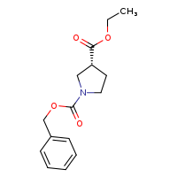 1-benzyl 3-ethyl (3R)-pyrrolidine-1,3-dicarboxylate