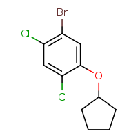 1-bromo-2,4-dichloro-5-(cyclopentyloxy)benzene
