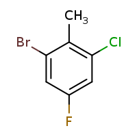 1-bromo-3-chloro-5-fluoro-2-methylbenzene
