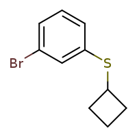 1-bromo-3-(cyclobutylsulfanyl)benzene