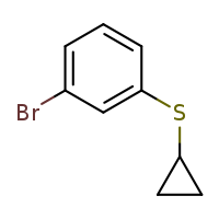 1-bromo-3-(cyclopropylsulfanyl)benzene