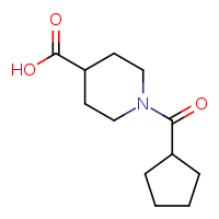 1-cyclopentanecarbonylpiperidine-4-carboxylic acid