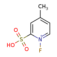 1-fluoro-4-methyl-2-sulfopyridin-1-ium