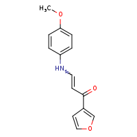 1-(furan-3-yl)-3-[(4-methoxyphenyl)amino]prop-2-en-1-one