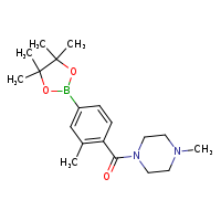 1-methyl-4-[2-methyl-4-(4,4,5,5-tetramethyl-1,3,2-dioxaborolan-2-yl)benzoyl]piperazine