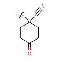 1-methyl-4-oxocyclohexane-1-carbonitrile