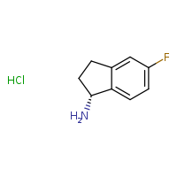 (1R)-5-fluoro-2,3-dihydro-1H-inden-1-amine hydrochloride