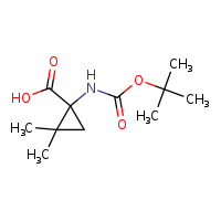 1-[(tert-butoxycarbonyl)amino]-2,2-dimethylcyclopropane-1-carboxylic acid