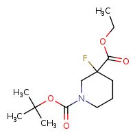 1-tert-butyl 3-ethyl 3-fluoropiperidine-1,3-dicarboxylate